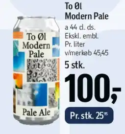 Føtex To Øl Modern Pale Ale tilbud