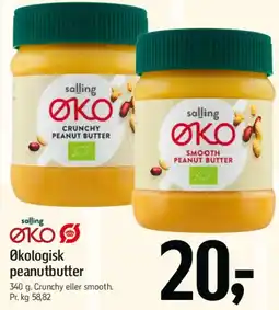 Føtex Salling ØKO peanutbutter tilbud