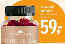 Føtex Yummylab Hair, Skin & Nails Gummies tilbud