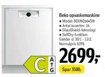 Føtex Opvaskemaskine tilbud
