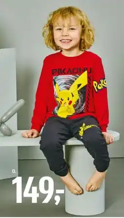 Føtex Pikachu pyjamas tilbud