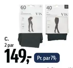 Føtex Microfiber strømpebukser, 2 par tilbud