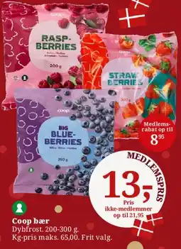 Dagli'Brugsen Coop bær tilbud