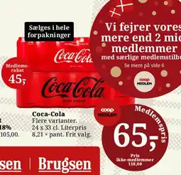 Dagli'Brugsen Coca-Cola (24 x 33 cl) tilbud
