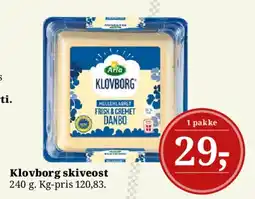 Dagli'Brugsen Klovborg skiveost tilbud
