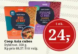 Dagli'Brugsen Coop Asia cubes tilbud