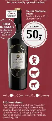 Dagli'Brugsen Piccini Zinfandel tilbud