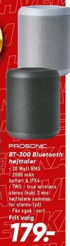 Bilka Prosonic BT-300 Bluetooth højttaler tilbud