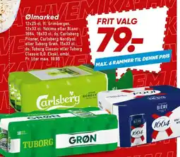 Bilka Frit valg øl tilbud