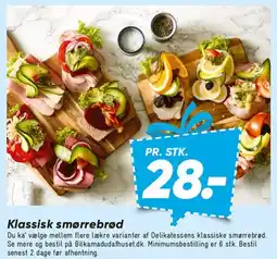 Bilka Klassisk smørrebrød tilbud