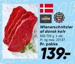Bilka Wienerschnitzel af dansk kalv tilbud