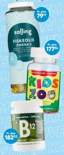 Bilka Salling fiskeolie Omega-3 & kosttilskud tilbud