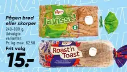 Bilka Pågen brød eller skorpor tilbud