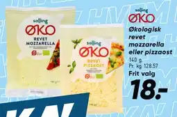 Bilka Økologisk revet mozzarella / revet ost tilbud