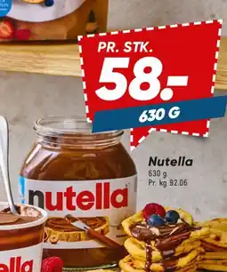 Bilka Nutella (630 g) tilbud
