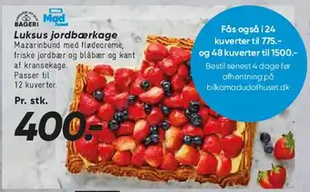 Bilka Luksus jordbærkage tilbud