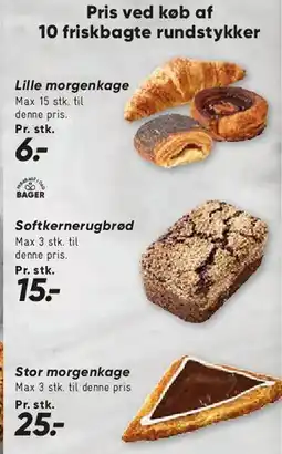 Bilka Morgenkager og brød (enkeltstykker) tilbud