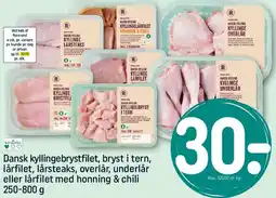 REMA 1000 Dansk kylling (brystfilet, lårfilet m.fl.) tilbud