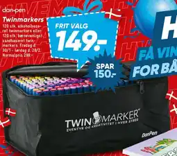 Bilka Twinmarker sæt (marker taske) tilbud