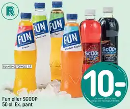 REMA 1000 Fun eller SCOOP 50 cl tilbud