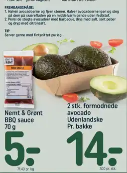 REMA 1000 2 stk. formodnede avocado tilbud