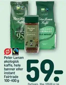 REMA 1000 Peter Larsen økologisk kaffe tilbud