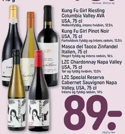 REMA 1000 Udvalgte vine, 75 cl tilbud