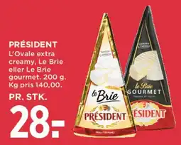 MENY Président ost tilbud