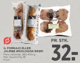 MENY Il Fornaio eller Jalmø økologisk brød tilbud