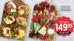 MENY Tapasplatte eller 6 stk. delikatesse-smørrebrød tilbud
