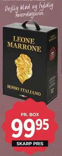 MENY Leone Marrone Rosso Italiano (box) tilbud