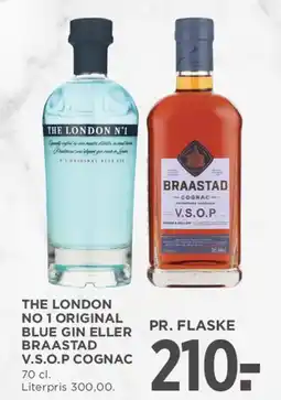 MENY The London No.1 Original Blue Gin / Braastad V.S.O.P Cognac tilbud