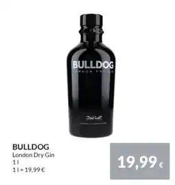 Nielsen's Discount BULLDOG London dry gin tilbud