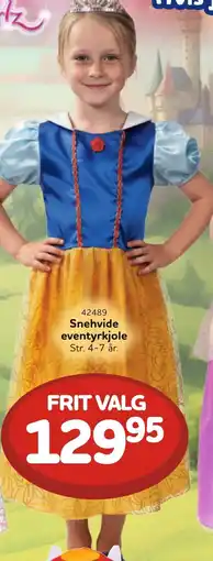 Buddy Leg Snehvide eventyrkjole tilbud