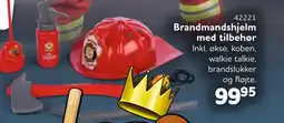 Buddy Leg Brandmandshjelm med tilbehør tilbud