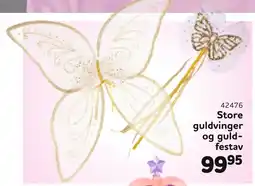 Buddy Leg Store guldvinger og guld- festav tilbud