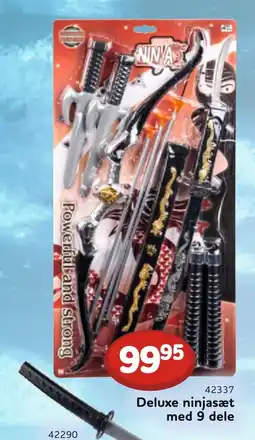 Buddy Leg Deluxe ninjasæt med 9 dele tilbud