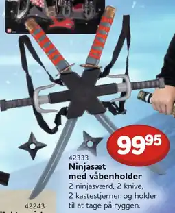 Buddy Leg Ninjasæt med våbenholder tilbud