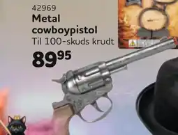 Buddy Leg Metal cowboypistol tilbud