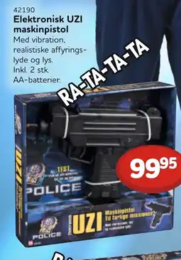 Buddy Leg Elektronisk UZI maskinpistol tilbud