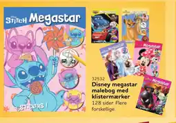 Buddy Leg Disney megastar malebog med klistermærker tilbud
