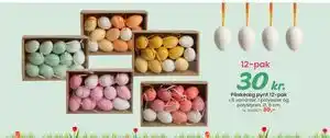 Påskeæg pynt 12-pak