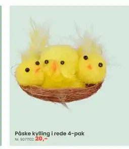 Hi five Påske kylling i rede 4-pak tilbud