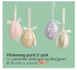 Hi five Påskeæg pynt 2-pak tilbud