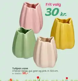 Hi five Tulipan vase tilbud