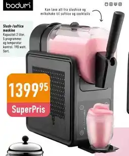 Imerco Slush-/softice maskine tilbud