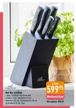 Imerco Mon Bloc knivblok tilbud