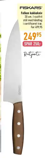 Imerco Folken kokkekniv tilbud