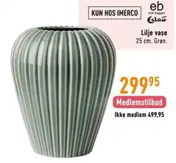 Imerco Lilje vase tilbud