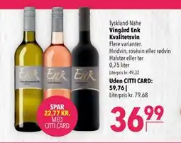 Citti Vingård Enk Kvalitetsvin tilbud